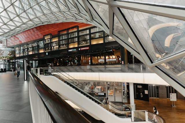 shopping area